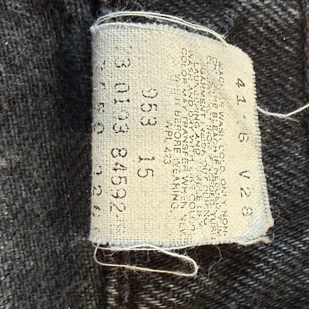 VTG Levi's 550 Black Jeans Size 13 Tapered 31x29 100% Cotton Made In USA 90s